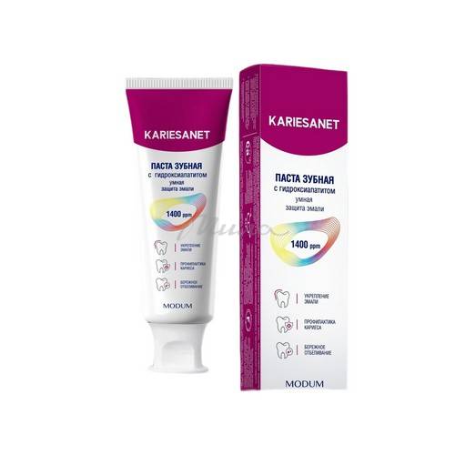 Паста зубная MODUM Kariesanet с гидроксиапатитом, 100 г