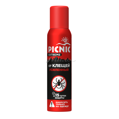 Аэрозоль от клещей и комаров PICNIC Extreme, 150 мл