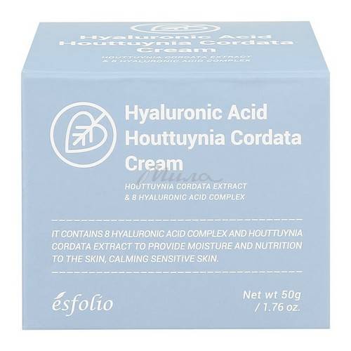 Крем для лица ESFOLIO Hyaluronic Acid Houttuynia Cordata Cream с гиалуроновой кислотой и экстрактом хауттюйнии, 50 гр #2