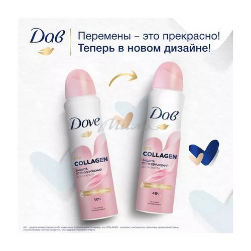 Антиперспирант-аэрозоль ДАВ pro-Collagen, 150 мл #3