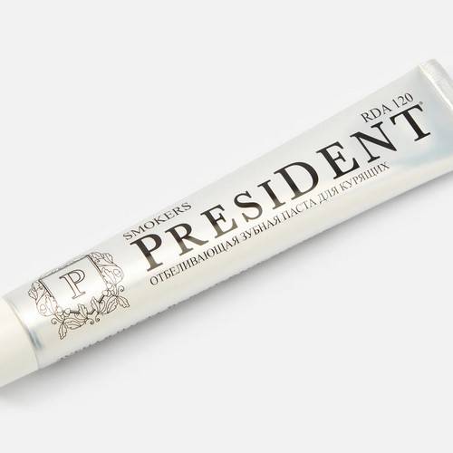 Паста зубная PRESIDENT Smokers, 75 г #3