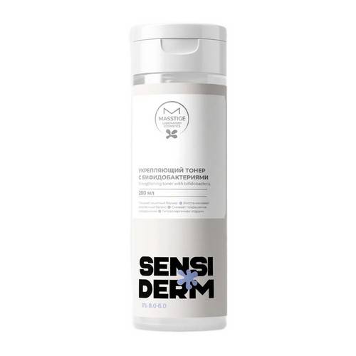 Тонер для лица MASSTIGE Sensi Derm Укрепляющий с бифидобактериями, 200 мл
