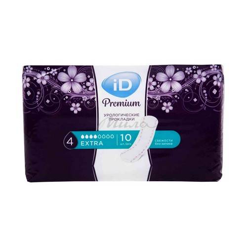 Прокладки урологические ID Light Premium Extra, 10 шт