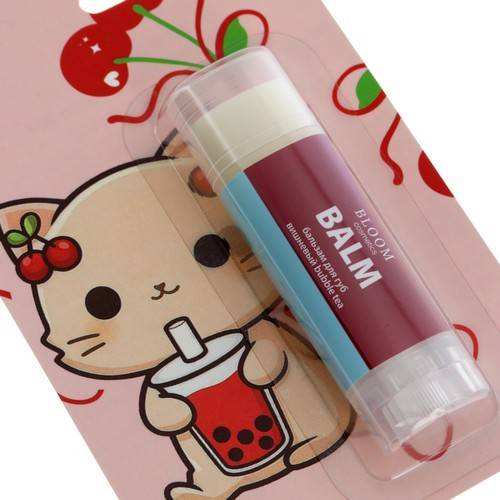 Бальзам для губ BLOOM Cosmetics Bubble Tea Вишневый, 4.9 г #2