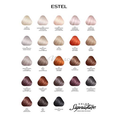 Крем-гель краска для волос ESTEL Color Signature, тон 7.7 Тирамису, 150 мл #7