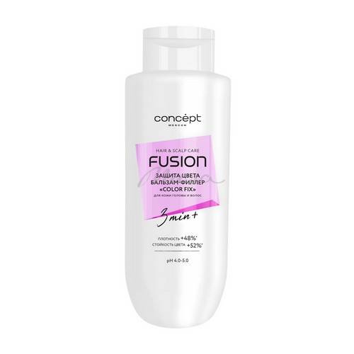 Филлер-бальзам для волос CONCEPT Fusion Color Fix Защита цвета, 500 мл