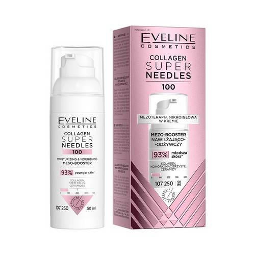 Мезо-бустер для лица EVELINE Cosmetics Super Needles Коллаген 100, 50 мл