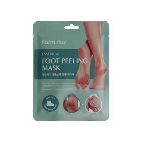 Маска-пилинг для ног FARMSTAY Essential Foot Peeling Mask в виде носочков, 1 шт