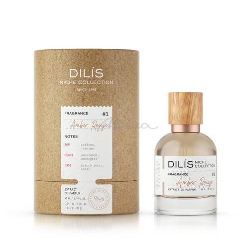 Духи DILIS Niche Collection Amber Rouge для женщин, 50 мл