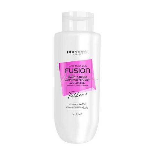 Шампунь-филлер для волос CONCEPT Fusion Color Fix Защита цвета, 500 мл