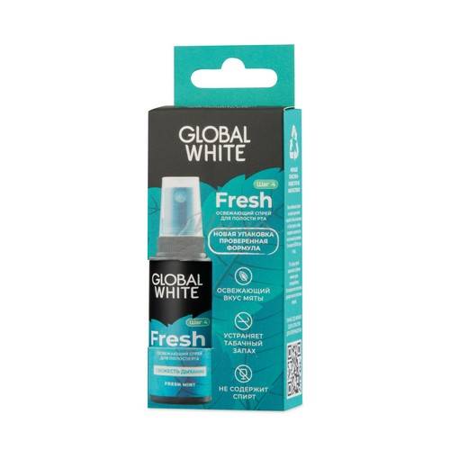 Спрей освежающий для полости рта GLOBAL WHITE Fresh, 15 мл #2