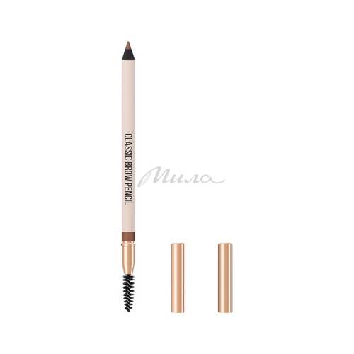 Карандаш для бровей STELLARY Classic Brow Pencil с щеточкой