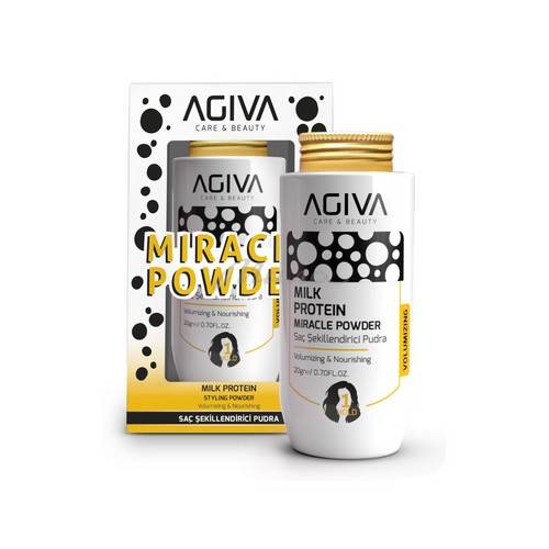 Пудра для укладки волос AGIVA Milk Protein Mıracle, 20 г
