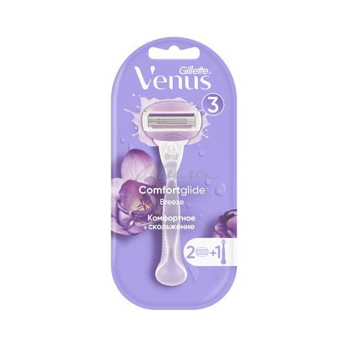 Станок для бритья GILLETTE Venus Breezе с 2 кассетами