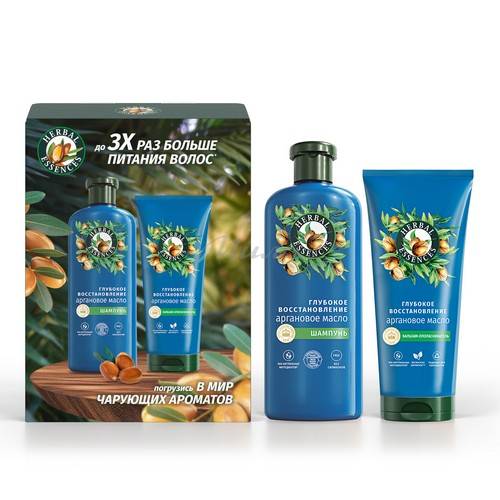 Подарочный набор HERBAL ESSENCES Аргановое масло Шампунь, 250 мл + Бальзам-ополаскиватель, 180 мл #2