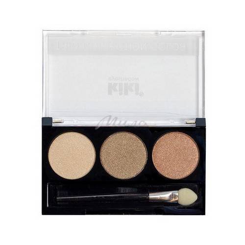 Тени для век KIKI Shadow Trio Collection, тон 102 new