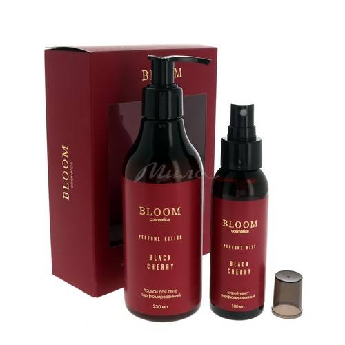 Подарочный набор BLOOM Cosmetics Black cherry Лосьон для тела, 230 мл + спрей-мист, 100 мл #2