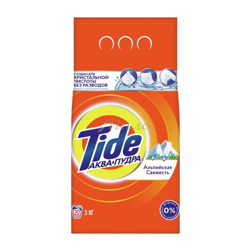 Порошок стиральный TIDE Альпийская свежесть автомат, 3 кг