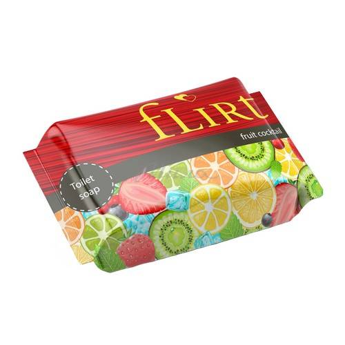 Мыло туалетное твердое Flirt "Апельсин" 75г