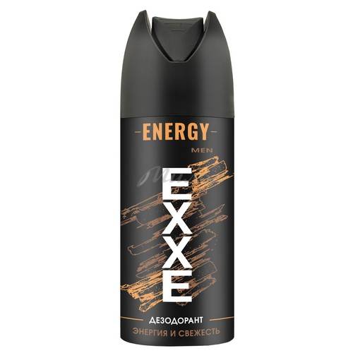 Дезодорант мужской EXXE Carbon hit Энергия свежести, 150 мл