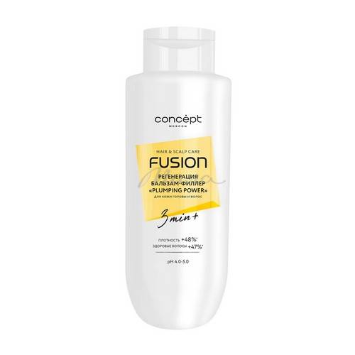 Филлер-бальзам для волос CONCEPT Fusion Plumping Power Регенерация, 500 мл