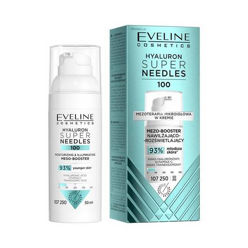 Мезо-бустер для лица EVELINE Cosmetics Super Needles Гиалурон 100, 50 мл