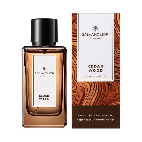 Вода туалетная для мужчин GALVANOLIORI SIGNATURE Cedar Wood, 100 мл