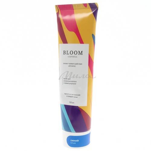 Пигмент прямого действия для волос BLOOM Сosmetics Colorist Bloom без окислителя, тон синий, 100 мл #2