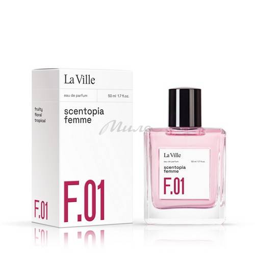 Парфюмерная вода LA VILLE Scentopia F.01 для женщин, 50 мл