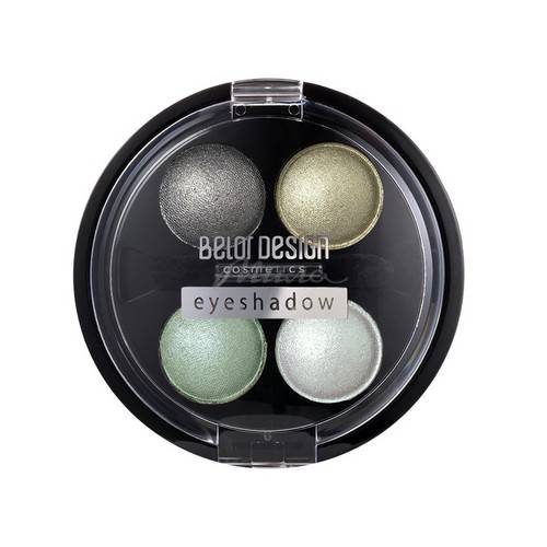 Тени для век BELORDESIGN Delicate четырехцветные, 5.6 г