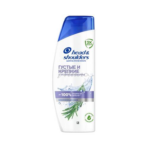 Шампунь против перхоти HEAD&SHOULDERS Густые и Крепкие, 360 мл