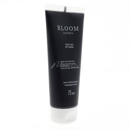 Маска-пленка для лица BLOOM Cosmetics очищающая с углем, 75 мл #2