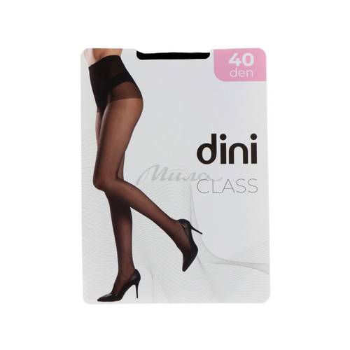 Колготки женские DINI Class, 40 den, nero, размер 2