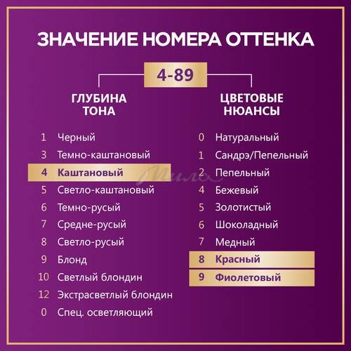 Краска для волос ПАЛЕТТ Интенсивный цвет, тон RFE3 баклажан, 110 мл #11
