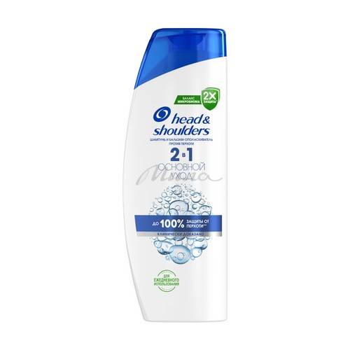 Шампунь 2в1 Head&Shoulders Против перхоти Основной уход 600мл