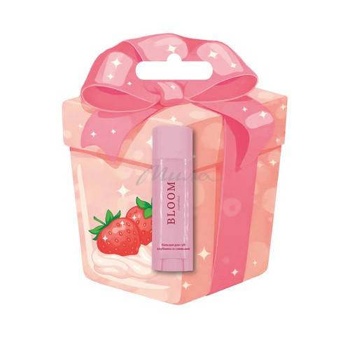 Бальзам для губ BLOOM COSMETICS Клубника со сливками, 4.9 г