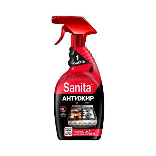 Средство чистящее для кухни спрей Sanita 1 минута 590г