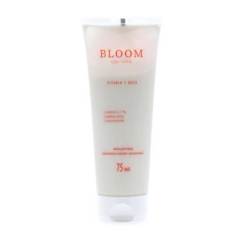 Маска для лица BLOOM COSMETICS Осветление и сияние с витамином С, 75 мл