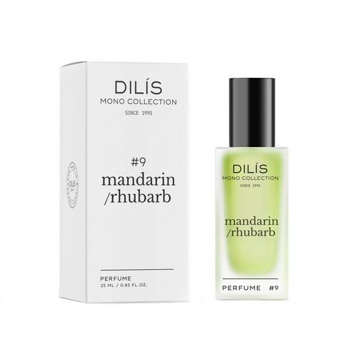 Духи DILIS Mono Collection Mandarin/Rhubarb для женщин, 25 мл