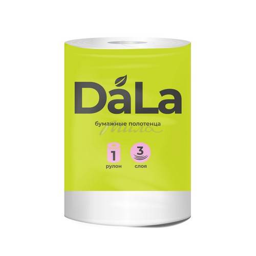 Полотенца бумажные DALA трехслойные, 1 шт