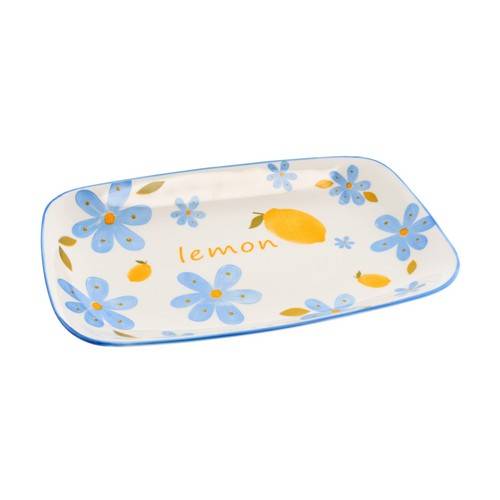 Блюдо керамическое Лимоны, 30.5х20 см, арт. 7012306409