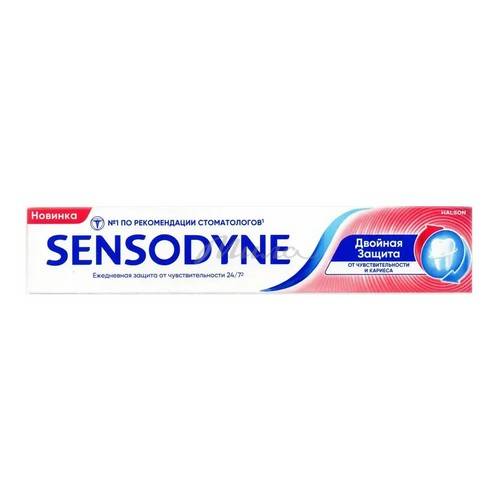 Паста зубная SENSODYNE Двойная Защита от чувствительности и кариеса, 96 г