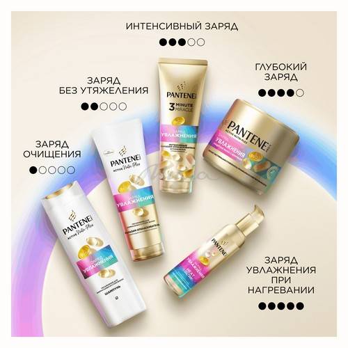 Бальзам-ополаскиватель для волос PANTENE Pro-V Заряд увлажнения, 180 мл #4