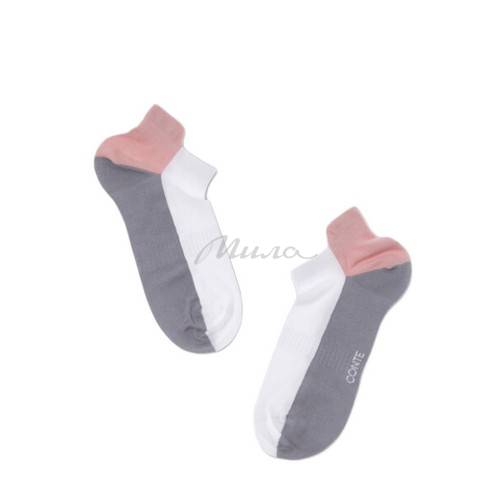 Носки женские CONTE ELEGANT ACTIVE, р.25-27, 393 белый-серый #2