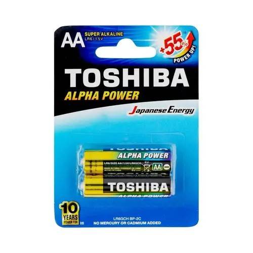 Батарейка TOSHIBA Alkaline LR06 BP-2 Super