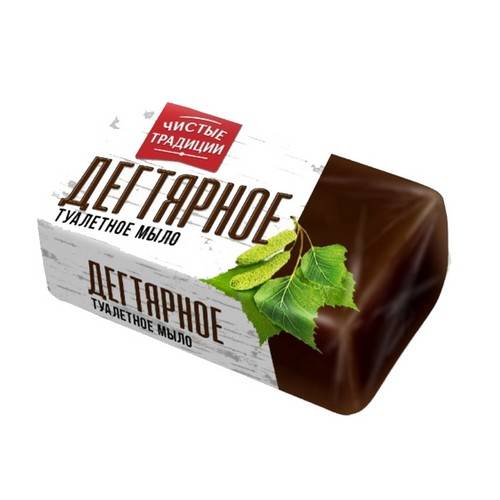 Мыло туалетное твердое Дегтярное, 140 г