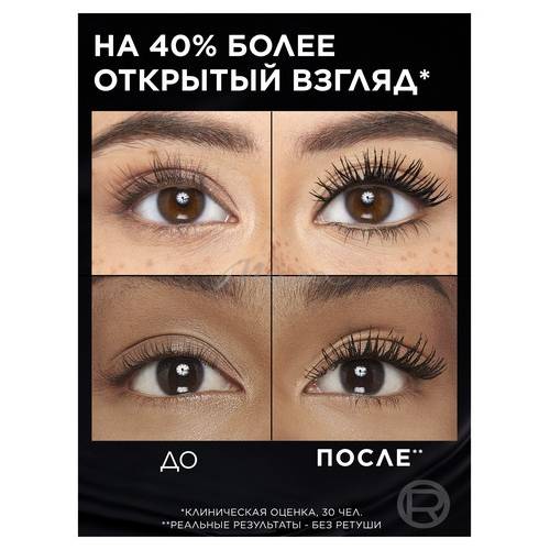 Тушь для ресниц L`OREAL PARIS Panorama All Night, тон черный #3