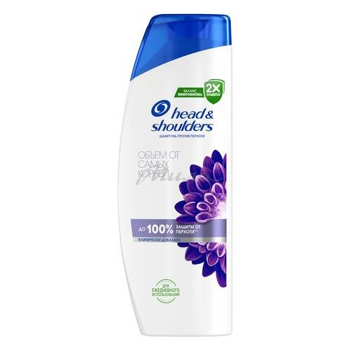 Шампунь против перхоти HEAD&SHOULDERS Объем от самых корней, 360 мл