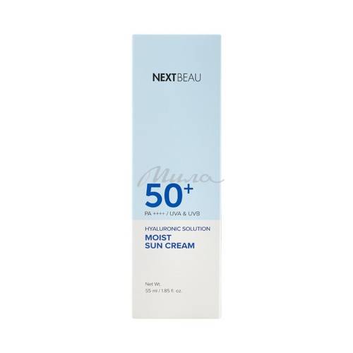 Крем для лица от солнца NEXTBEAU увлажняющий Hyaluronic Solution Moist Sun Cream, 50 мл