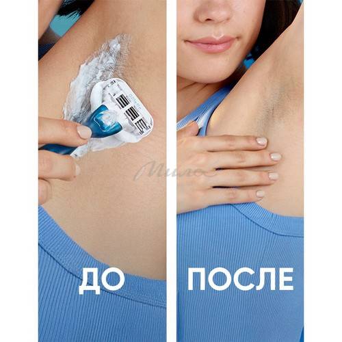 Бритва GILLETTE Venus с 1 сменной кассетой + Кассеты сменные для бритья, 3 шт + Чехол #7